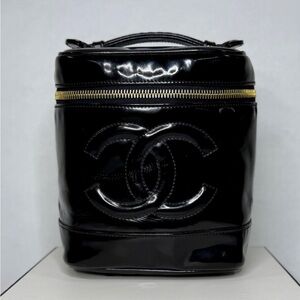 CHANEL Timeless CC Vanity Case Hand Bag